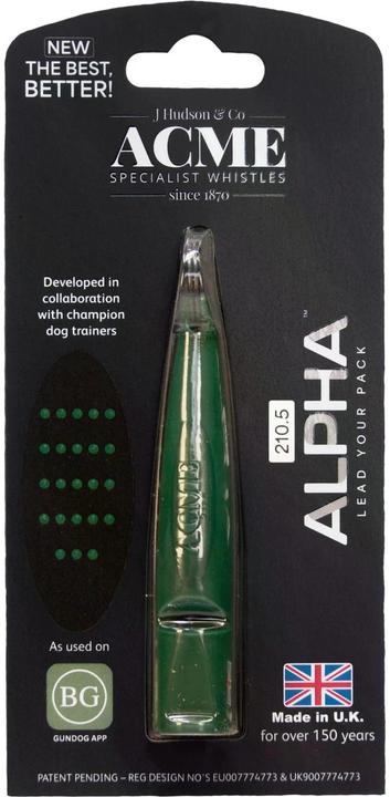 Actual product image Acme Made Alpha high-frequency whistle, 210.5, dark green (Dog activity toy)