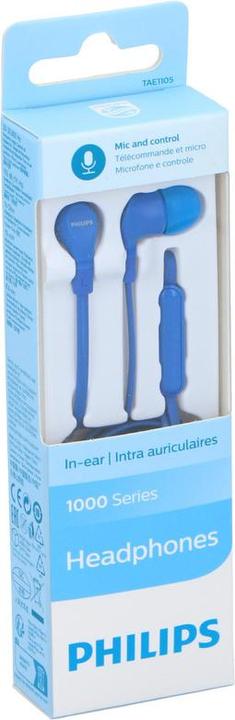 Actual product image Philips TAE1105BL/00 (No noise cancellation, Cable)