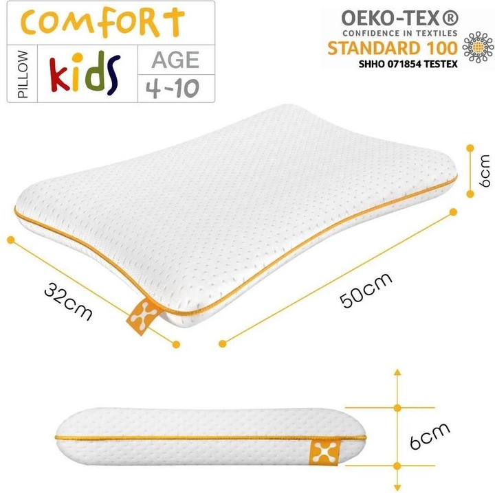 Immagine prodotto Smartsleep Cuscino Comfort per bambini 50 x 32 cm (50 x 32 cm)