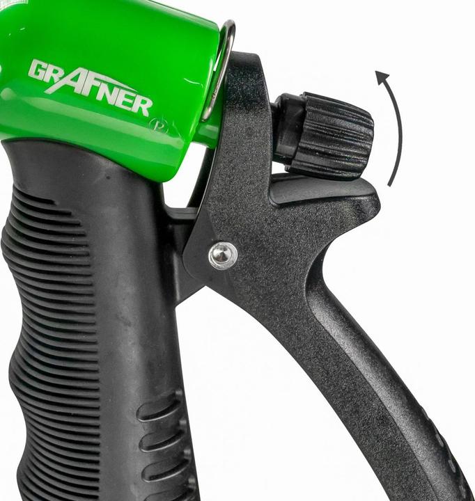 Produktbild Grafner Gartenbrause mit 10 Sprühmuster Handbrause Gartenschlauch