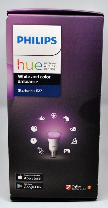 Produktbild Philips Hue White & Color Ambiance Starterset (E27, 10 W, 806 lm, 5 x, G)
