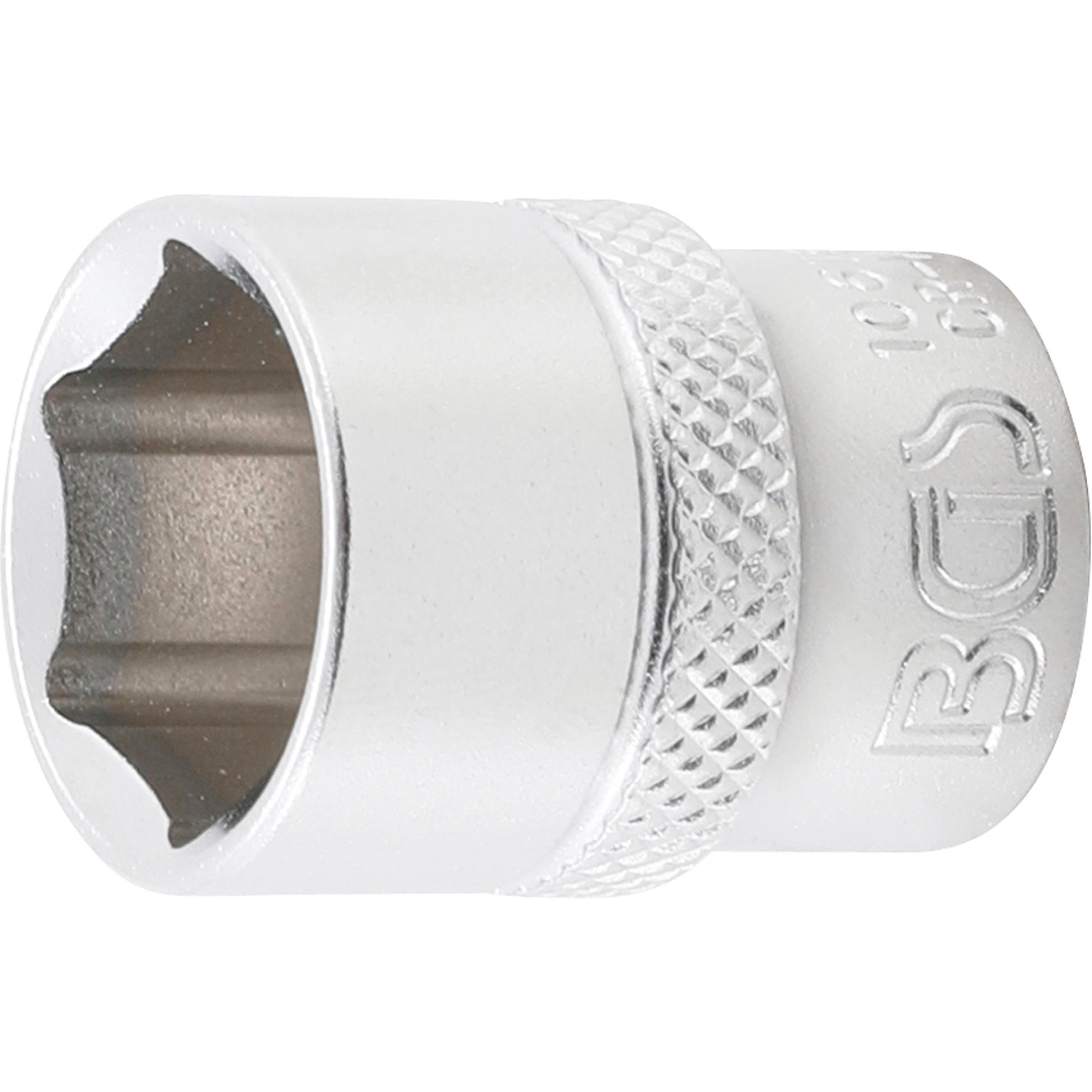 BGS, Steckschlüssel + Stecknuss, Steckschlüssel-Einsatz Sechskant Antrieb Innenvierkant 10 mm (3/8") SW 16 mm (16 mm)