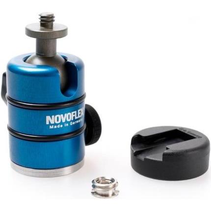 Thumbnail - Novoflex Neiger 19, Kugelkopf mit Blitzschuh (Kugelkopf), Stativkopf, Blau
