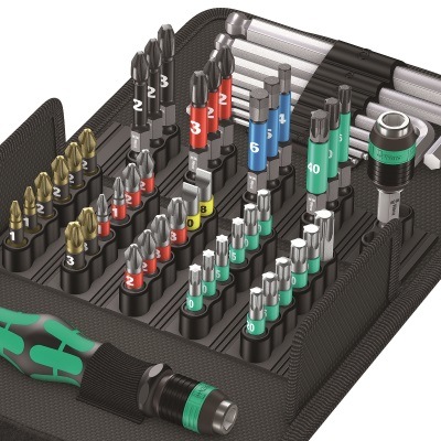 Produktbild Wera Kraftform Kompakt 100 (Innensechsrund TX M10, Innensechsrund TX M15, Innensechsrund TX M20, Innensechsrund TX M30, Kreuz Phillips PH M1, Kreuz Phillips PH M2, Innensechsrund TX M25, Innensechsrund TX M40, Kreuz Pozidriv PZ M1, Kreuz Pozidriv PZ M2, Kreuz Phillips PH M3, Kreuz Pozidriv PZ M3)