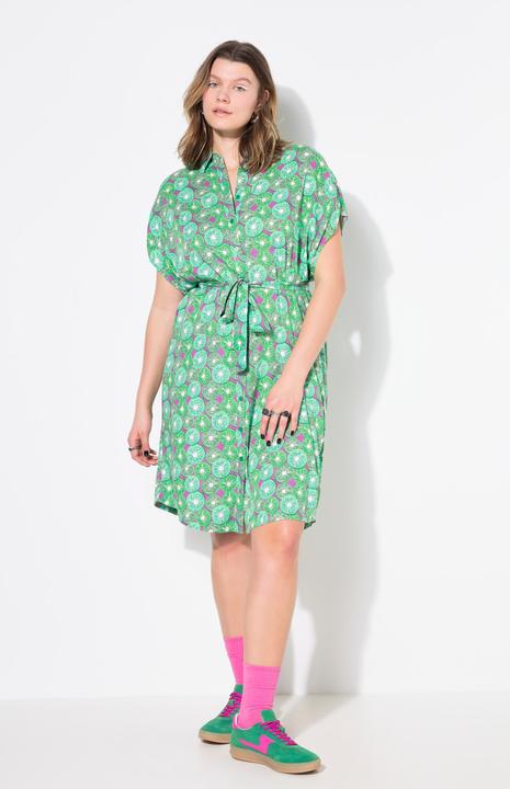 Produktbild Studio Untold Hemdblusen-Midikleid, Fruits-Print, Bindegürtel (42, 44)