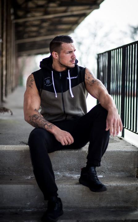 Immagine prodotto Gym Generation Felpa con cappuccio Alpha - NERO / CIPRI (S)