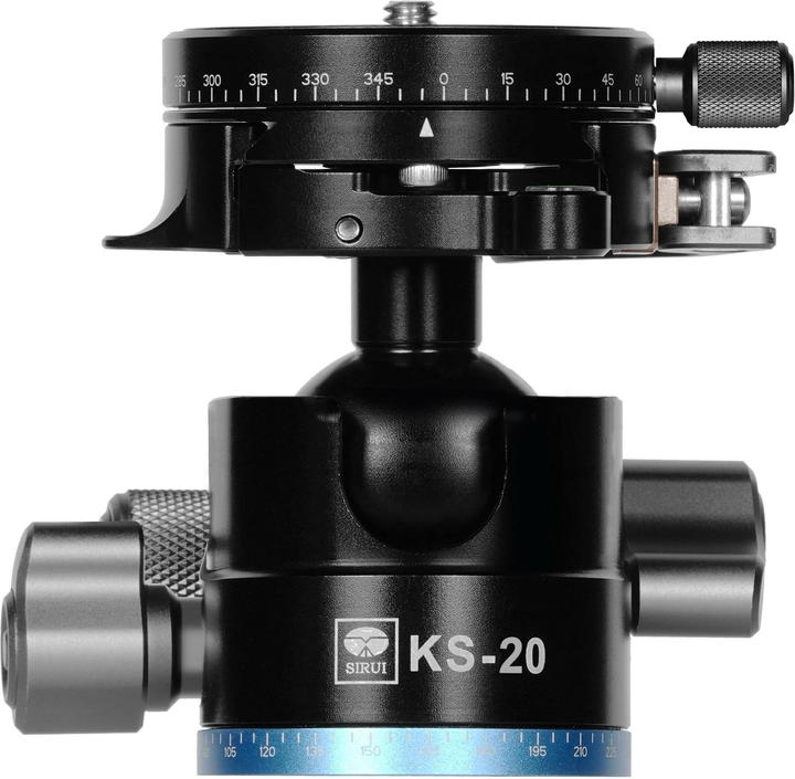 Sirui KS-20 ball head black with quick release and TY-55X plate (Spherical head)