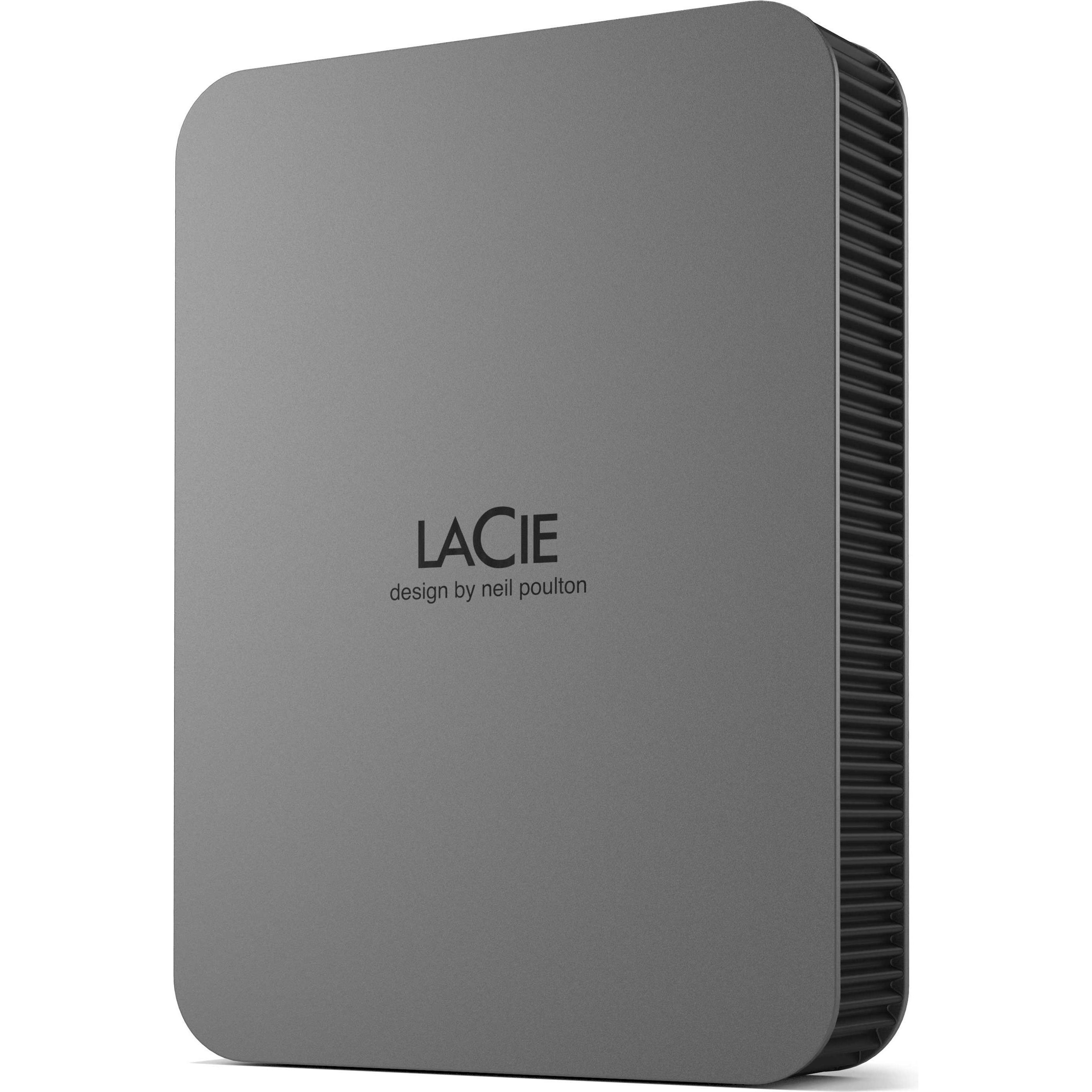 LaCie Mobile Drive Secure (5 TB), Externe Festplatte, Grau