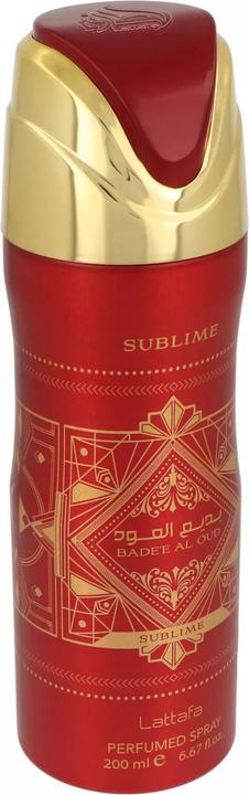 Actual product image Lattafa Badee Al Oud Sublime Deodorant Spray - 200ml (Spray, 200 ml)