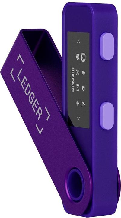 Actual product image Ledger Nano S Plus - Amethyst Purple (Litecoin, Bitcoin, Cardano, Ether, Dogecoin, TRON, Ethereum Classic, Monero, Ripple, Bitcoin cash, Stellar)