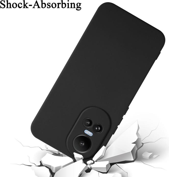 Actual product image Cadorabo Case for OPPO Reno 10 5G / 10 Pro 5G TPU in liquid protection silicone design (Realme 10S 5G)