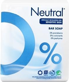 Actual product image Neutral 0%, Skin, Bar soap, Anti-irritation, Cleansing, Rectangular, 200 g, 2 pc(s) (Hard soap)