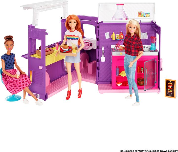 Image du produit Barbie Le Food Truck de Véhicule pour Poupée Mannequin - 3 ans et +