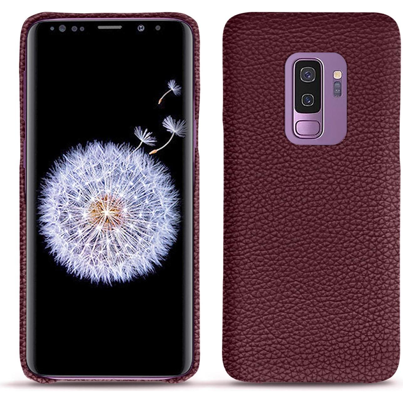 Noreve Lederschutzhülle (Samsung Galaxy S9+), Smartphone Hülle, Violett