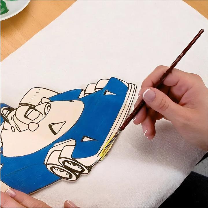 Produktbild Pebaro Laubsägevorlage Müllwagen