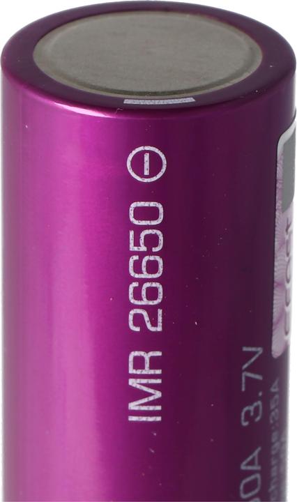 Actual product image Efest Battery Purple IMR26650 (High Drain) (1 pcs., 26650, 4200 mAh)