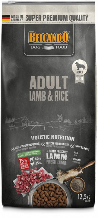 Produktbild Belcando Adult Lamm & Reis (Adult, 1 Stk., 12500 g)