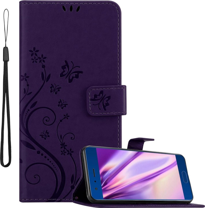 Actual product image Cadorabo Flower Book Cover (Honor 9)