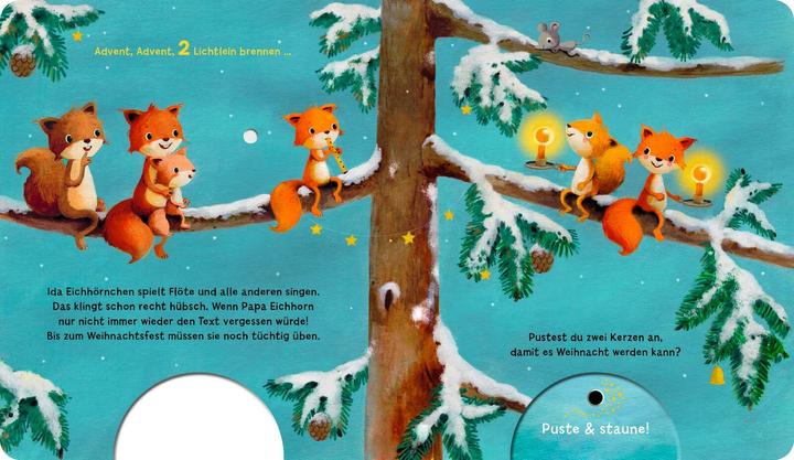 Actual product image My Blow Light Book: Advent, Advent, a Little Light Is Burning (German, Marina Rachner, Sylvia Tress, 2025)