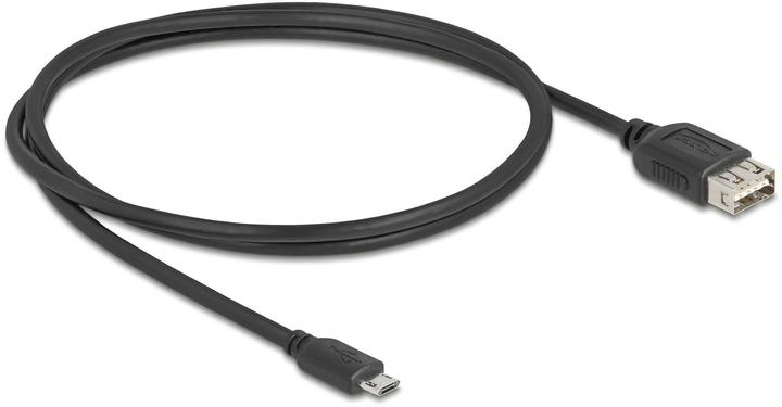 Image du produit Delock USB 2.0 Kabel EASY USB Typ Micro-B Stecker zu EASY USB Typ-A Buchse 1 m (1 m, USB 2.0)