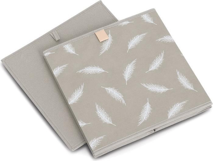 Produktbild Zeller Present Aufbewahrungsbox Feather Vlies 32x32x32 cm (32 x 32 x 32 cm, 32.77 l)