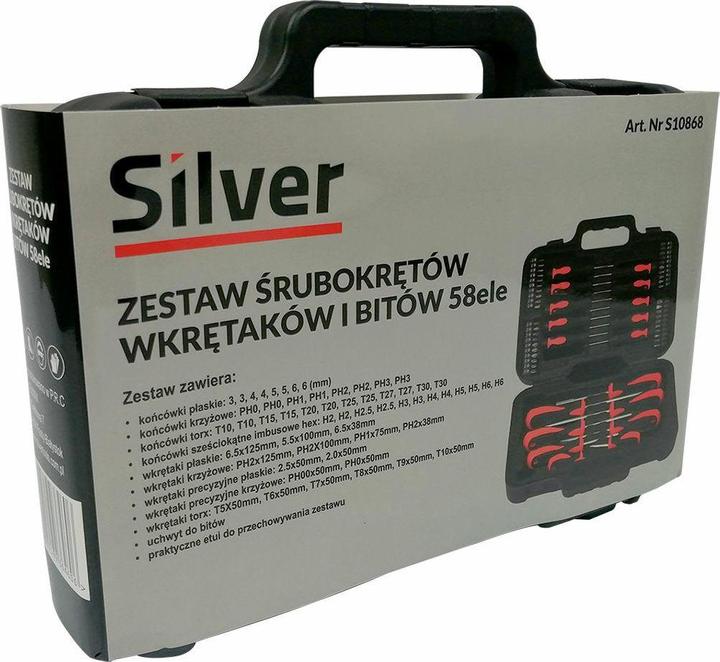 Image du produit Silver WKRĘTAKI PLUS BITY W WALIZCE 58el.../