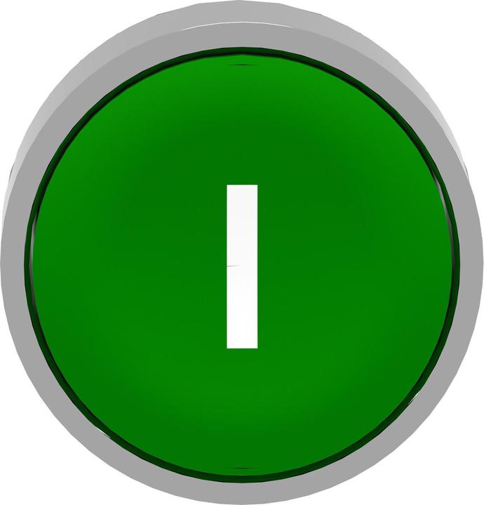 Produktbild Schneider Electric Drucktaster 22mm "I" grün