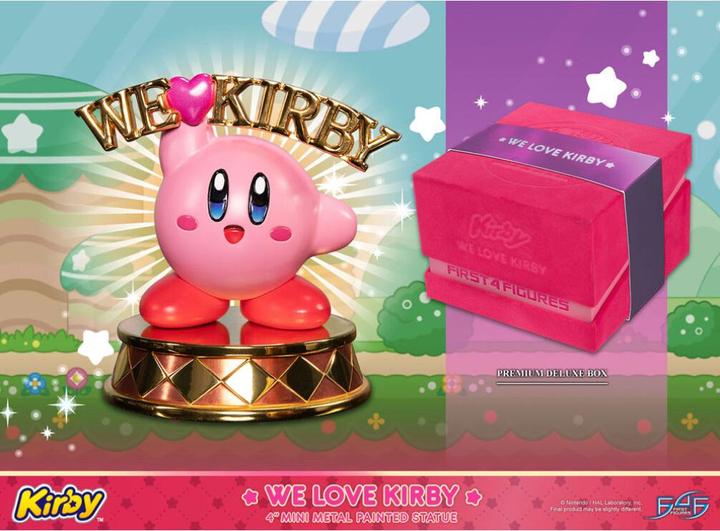 Actual product image First 4 Figures Kirby statuette DieCast We Love Kirby 10 cm