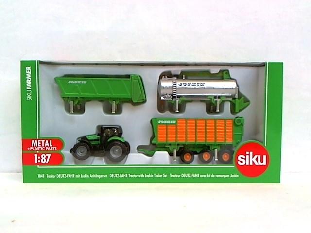 Actual product image Siku Tractor Deutz with trailer set