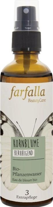 Farfalla Acqua vegetale organica Fiordaliso calmante (75 ml)