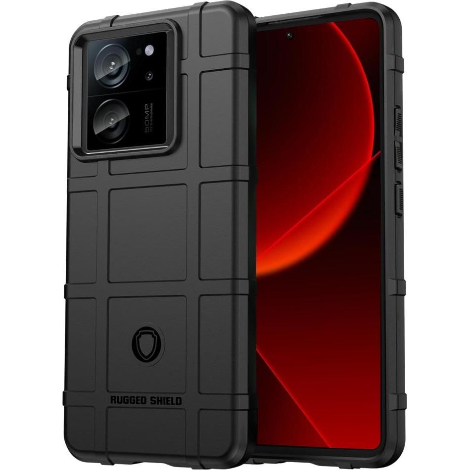 Screenguard Xiaomi 13T Pro Rugged Shield Hülle (Xiaomi 13T Pro), Smartphone Hülle, Schwarz