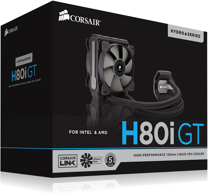 Actual product image Corsair H80i v2