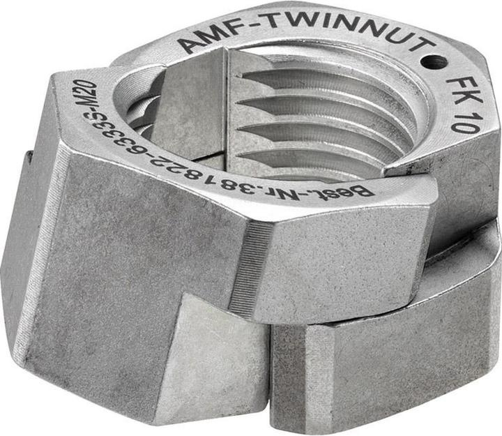Actual product image Amf TWINNUT nut without shoulder