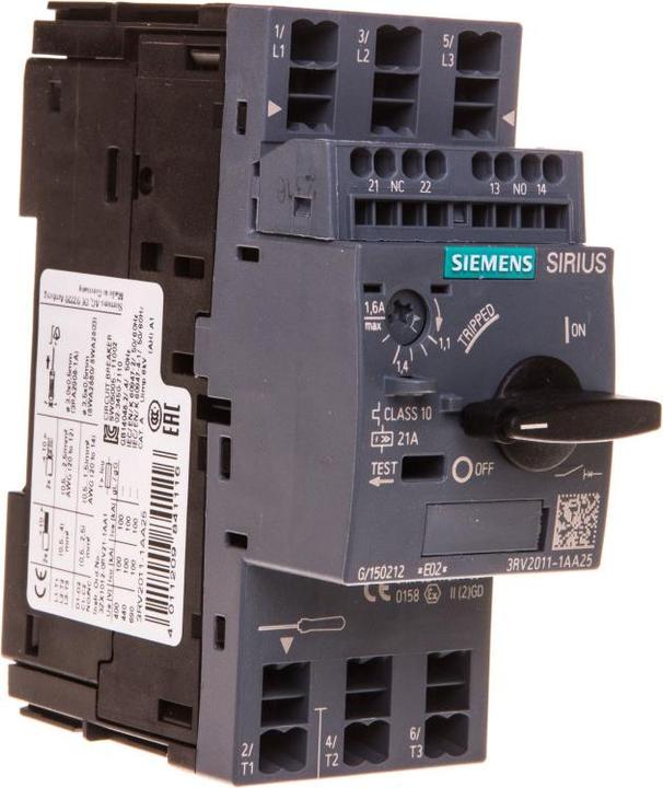 Immagine prodotto Siemens Interruttore automatico 3RV2011-1AA25 1 pz (3RV20111AA25)