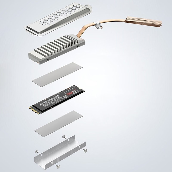 Actual product image Graugear Heat sink SSD M.2NVMe for PS5