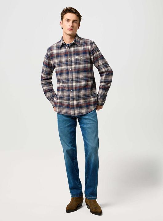 Actual product image Wrangler Langarmhemd Brushed 1 Pkt Shirt (XXL)