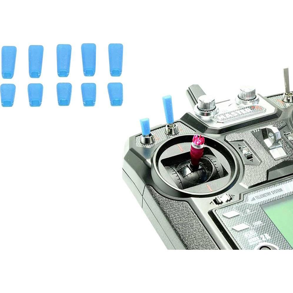 Thumbnail - Planet-Hobby schalterkappen universal "color" blau 10 stück