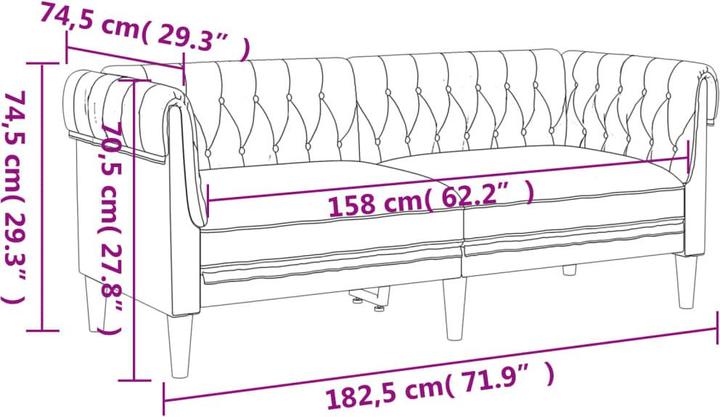 Produktbild vidaXL Sofagarnitur (Polstergruppe)