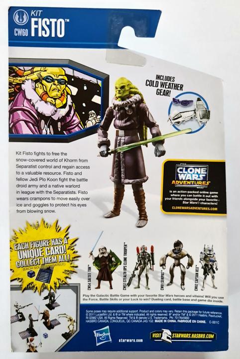 Produktbild Hasbro Star Wars The Clone Wars Actionfigur 2011 CW60 Kit Fisto