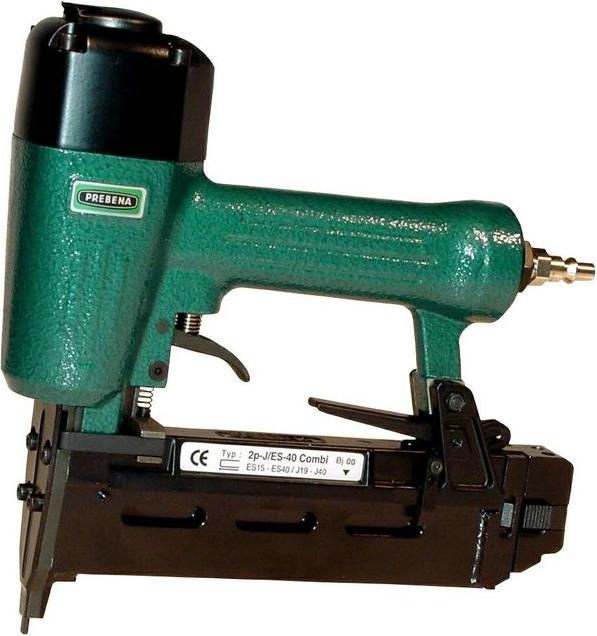 Produktbild Prebena Druckluftnagler 2P-J/ES 40 COMBI 5 bis 7 Bar - im Transportkoffer