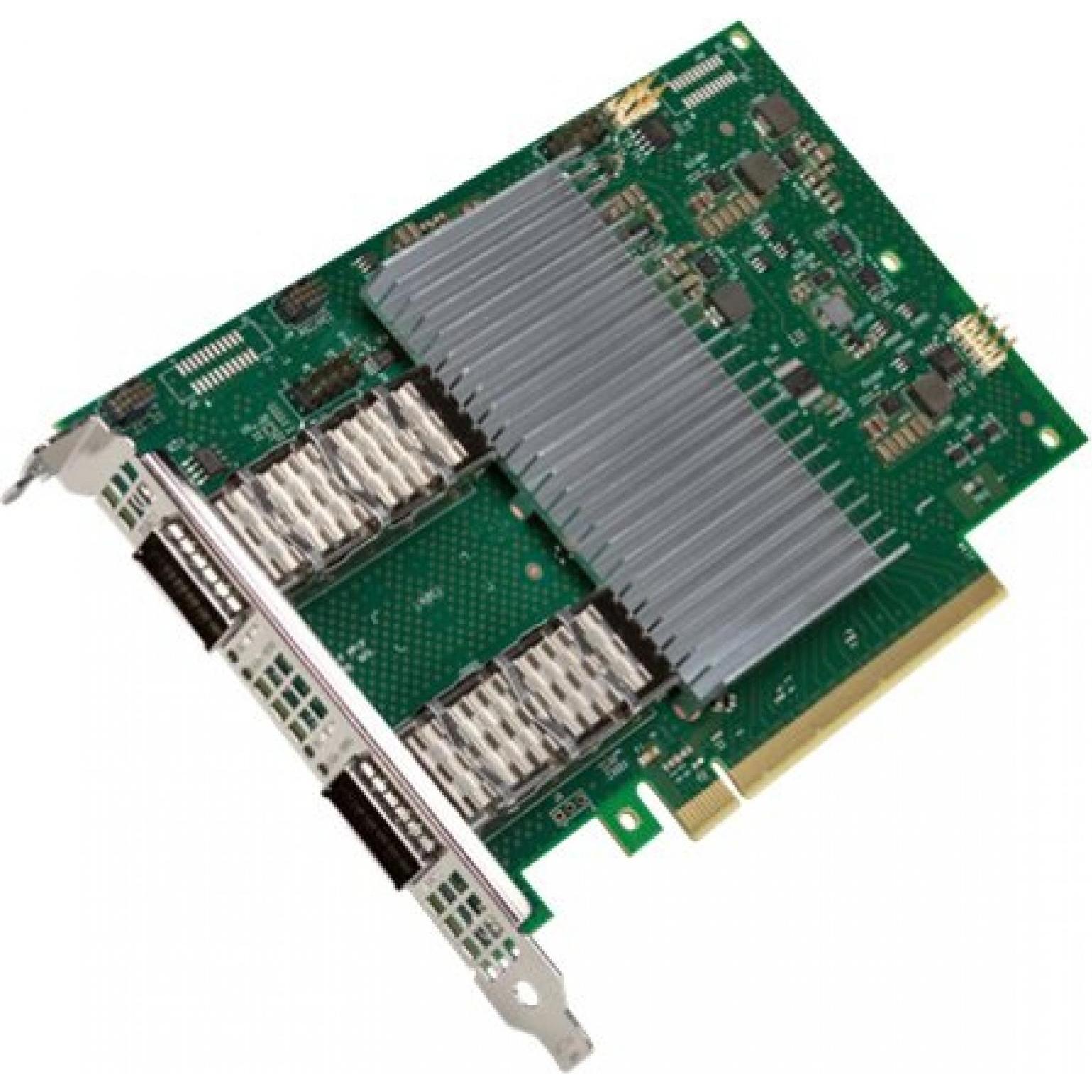 Intel Ethernet Network Adapter E8102CQDA2 (PCI Express 4.0 x16), Netzwerkkarte, Grün, Grau