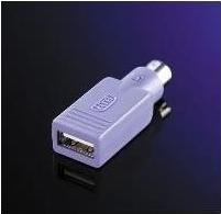 Actual product image Value USB keyboard adapter (PS/2, USB-A, 3 cm)