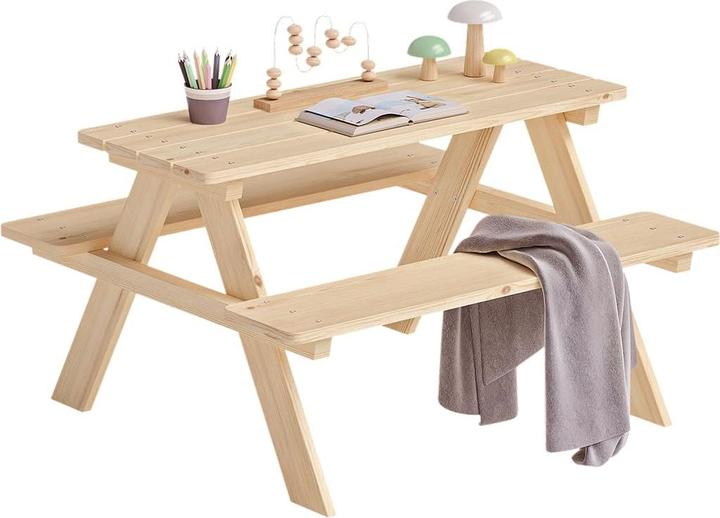 Bellabino Kindersitzgruppe Picknicktisch (4 Kinder, Outdoor)
