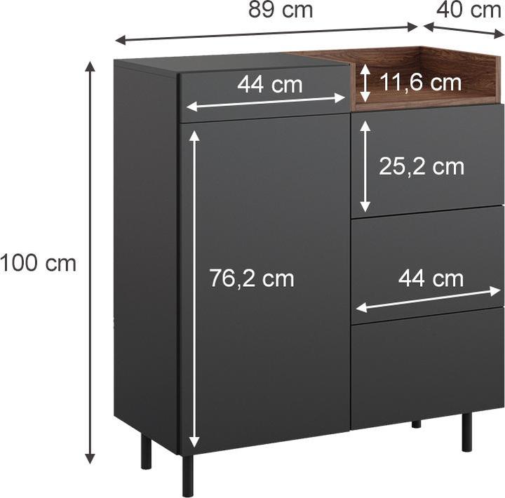 Image du produit Vicco Anika (89 x 40 x 100 cm)