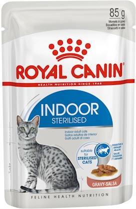 Royal Canin Gatto Indoor Sterilised Adult Sauce (Adulto, 1 pz., 85 g)
