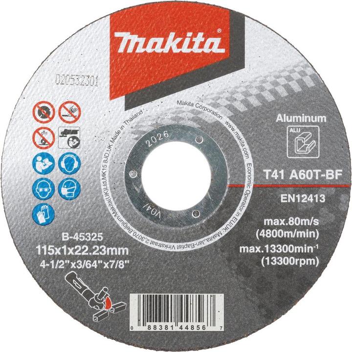 Produktbild Makita Trennscheibe 115x1mm Alu