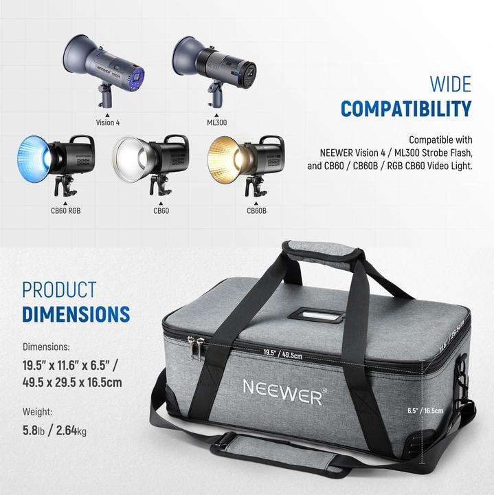 Actual product image Neewer photo bag (Camera shoulder bag)