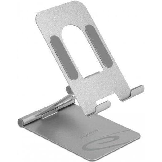 Delock Smartphone Standhalterung 18425, Tablet Halterung, Silber
