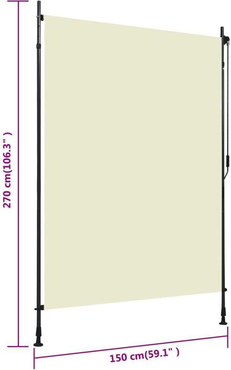 Produktbild vidaXL Rollo (150 x 270 cm)