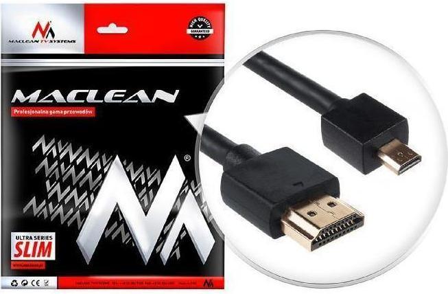 Produktbild Maclean MCTV-721 MCTV-721 Przewód HDMI-microHDMI SLIM v1.4 1m (1 m)